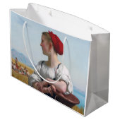 Die Harvester, Bouguereau Große Geschenktüte (Rückseite Schrägansicht)