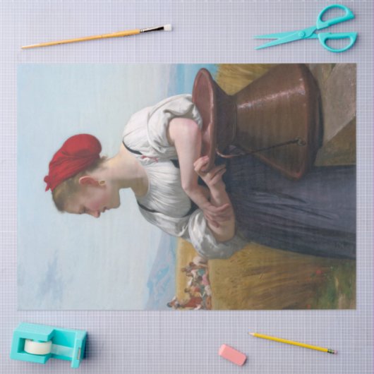 Die Harvester, Bouguereau Seidenpapier (Basteln)