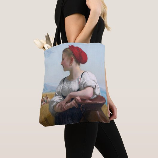 Die Harvester, Bouguereau Tasche (Von Nahem)