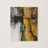 Die Harvester von Pieter Bruegel der Ältere 1565 Puzzle (Vertikal)