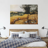 Die Harvester von Pieter Bruegel der Ältere Leinwanddruck (Insitu (Schlafzimmer))