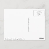 Die Harvester von Pieter Bruegel der Ältere Postkarte (Rückseite)