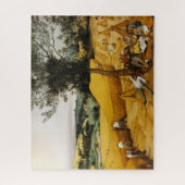 Die Harvester von Pieter Bruegel der Ältere Puzzle (Vertikal)