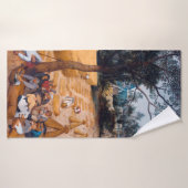 Die Harvesters, Pieter Bruegel Badehandtuch (Badehandtuch)