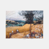 Die Harvesters, Pieter Bruegel Fleecedecke (Vorderseite (Horizontal))