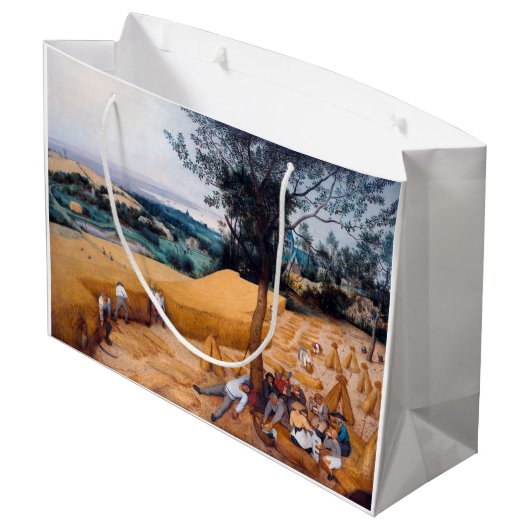 Die Harvesters, Pieter Bruegel Große Geschenktüte (Rückseite Schrägansicht)