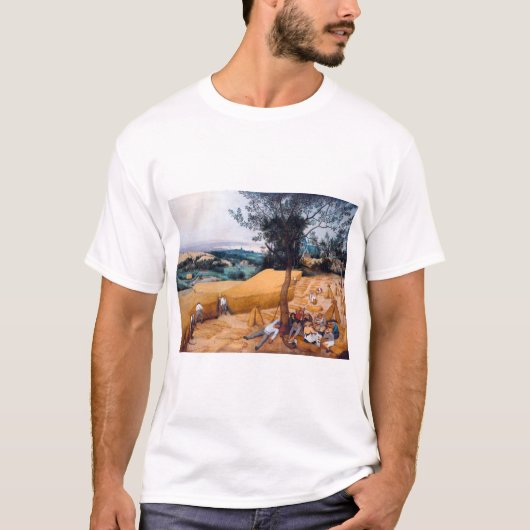Die Harvesters, Pieter Bruegel T-Shirt (Vorderseite)