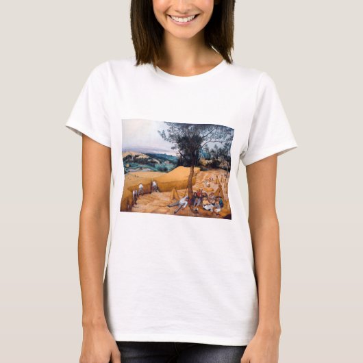 Die Harvesters, Pieter Bruegel T-Shirt (Vorderseite)