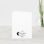 Die Hase-Grußkarte Karte (Rückseite)