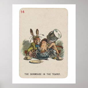 DIE HASELMAUS IN TEKANNE - ALICE IM WUNDERLAND POSTER
