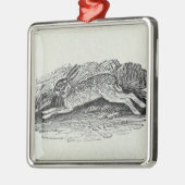 Die Hasen Ornament Aus Metall (Links)