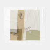 Die Hasen und die Schildkröte eine Äsops Fabel Fleecedecke (Vorderseite (Horizontal))