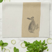 Die Hasen und die Schildkröte eine Äsops Fabel Handtuch (Gefaltet)