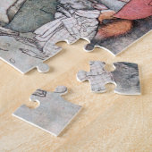 Die Hasen und die Schildkröte Puzzle (Seite)