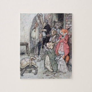 Die Hasen und die Schildkröte Puzzle