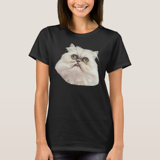 Die HÄSSLICHE Katze Meme T-Shirt (Vorderseite)