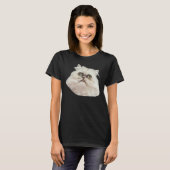Die HÄSSLICHE Katze Meme T-Shirt (Vorne ganz)