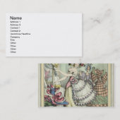 Die hastige Geschäftigkeit, veröffentlicht von Visitenkarte (Vorne/Hinten)