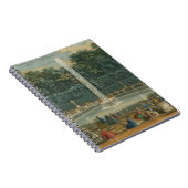 Die Hauben im Garten in Versailles, Kneipe. durch Notizblock (Rechte Seite)