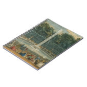 Die Hauben im Garten in Versailles, Kneipe. durch Notizblock (Linke Seite)