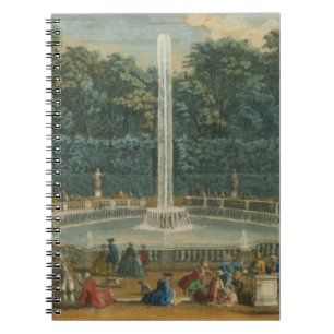 Die Hauben im Garten in Versailles, Kneipe. durch Notizblock