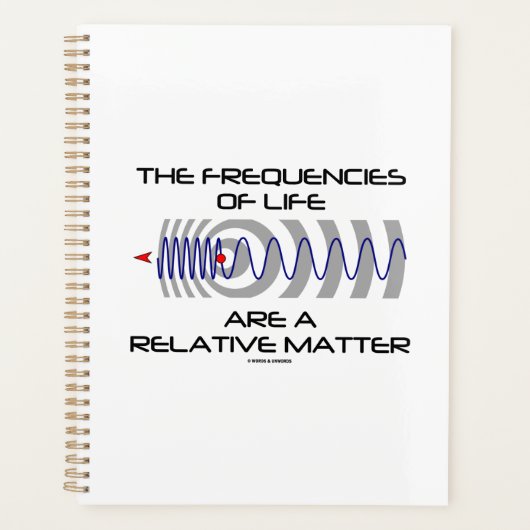 Die Häufigkeit des Lebens ist eine relative Materi Planer (Vorderseite)