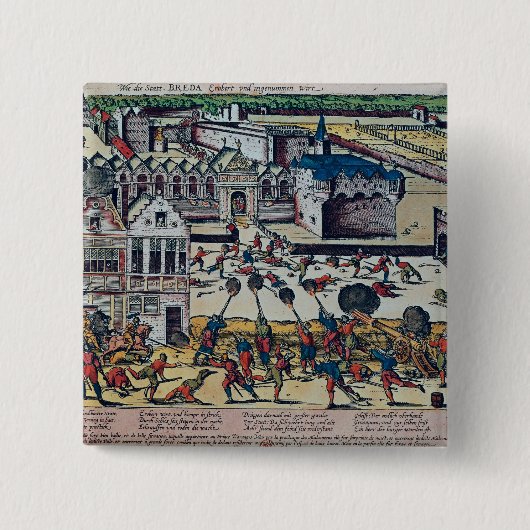 Die Haultepenne Wut im Jahre 1581 Button (Vorderseite)