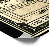 Die Hauptkarte des Tarots - Halloween Soky Gothic  Poster (Ecke)