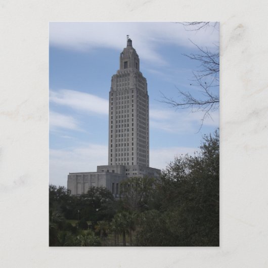 Die Hauptstadt des Staat Louisiana in Baton Rouge, Postkarte (Vorderseite)