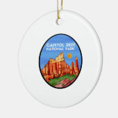 DIE HAUPTSTADT KERAMIK ORNAMENT (Links)