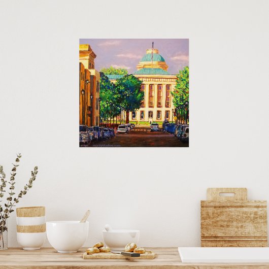 Die Hauptstadt Poster (Küche)