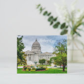 Die Hauptstadt von Missouri denkt an Sie Postkarte (Stehend Vorderseite)