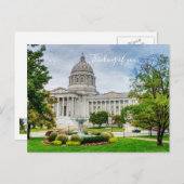 Die Hauptstadt von Missouri denkt an Sie Postkarte (Vorne/Hinten)