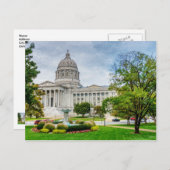 Die Hauptstadt von Missouri Postkarte (Vorne/Hinten)
