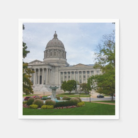 Die Hauptstadt von Missouri Serviette (Vorderseite)