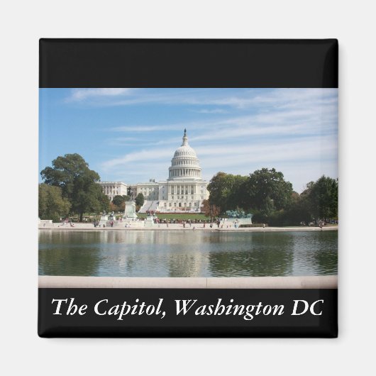 Die Hauptstadt, Washington DC Magnet (Vorne)