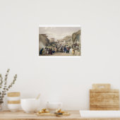 Die Hauptstraße im Basar bei Caubul, im Fr Poster (Küche)