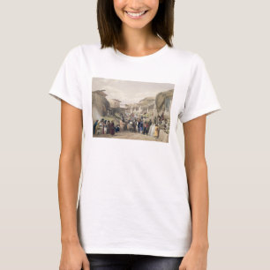 Die Hauptstraße im Basar bei Caubul, im Franc T-Shirt
