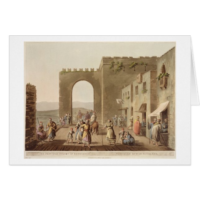 Die Hauptstraße in Bethlehem, 'von den Ansichten (Vorderseite (Horizontal))