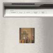 Die Haupttreppe des Louvre, 1817 Magnet (In Situ (Geschirrspüler))