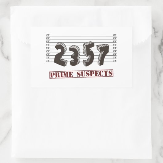 Die Hauptverdächtigen Rechteckiger Aufkleber (Tasche)