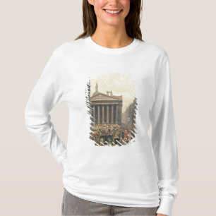 Die Hauptverkehrszeit durch den königlichen T-Shirt