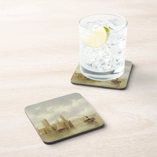 Die Häuser des Parlaments Getränkeuntersetzer (Rechte Seite)