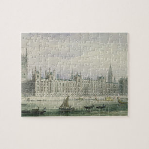 Die Häuser des Parlaments (Graphit, Stift u. Tint Puzzle