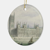 Die Häuser des Parlaments (Graphit, Stift u. Tinte Keramikornament (Links)