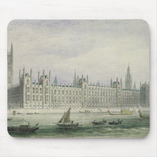 Die Häuser des Parlaments (Graphit, Stift u. Tinte Mousepad (Vorne)