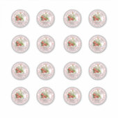 Die hausgemachte Erdbeere behält sich die Konservi Aufkleber (Vorderseite)