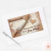 Die hausgemachten Aufkleber für das Backen nach He (Umschlag)