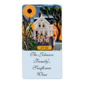 Die hausgemachten Etiketten für die Porsche mit So (Vorne)