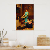 Die Hausgötter von John William Waterhouse Poster (Küche)